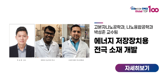 박성준 교수팀, 에너지 저장장치용 전극 소재 개발